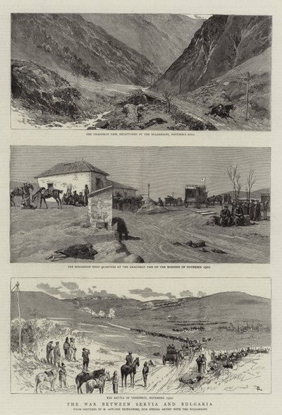 The War between Servia and Bulgaria by Maksymiljan Antoni Piotrowski